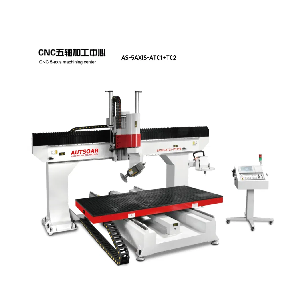 Factory Hot Selling Five Axis Wood CNC Engraving Machine, High-Quality Wood Engraving Machine