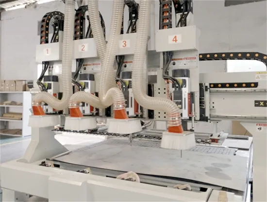 Hot Selling and Widely Used CNC Woodworking Carving Machine Three-Axis Dual Table Machining Center