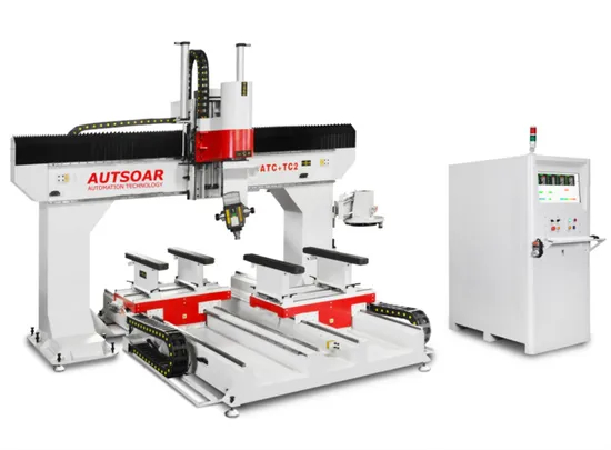 CNC Five Axis Machining Center Wood Carving Machine Worktable Size: 950 * 900mm