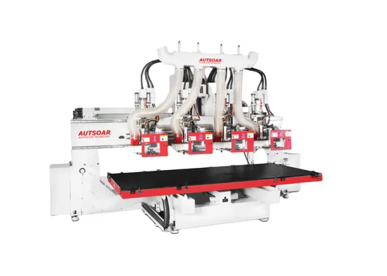Multi Functional Four Head Machining Center Woodworking Cutting and Carving CNC Engraving Machine