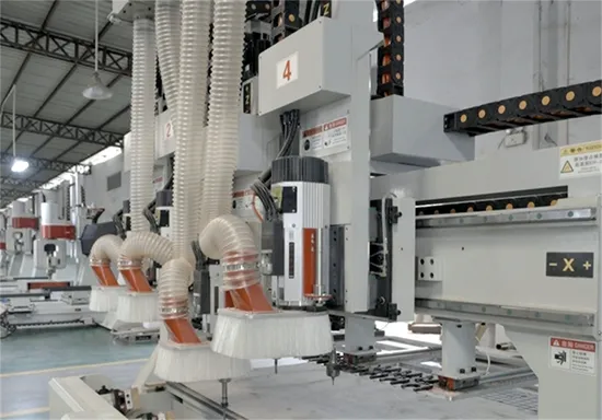 Selling Independent Servo Lifting Four Head Machining Center CNC Woodworking Carving Machine