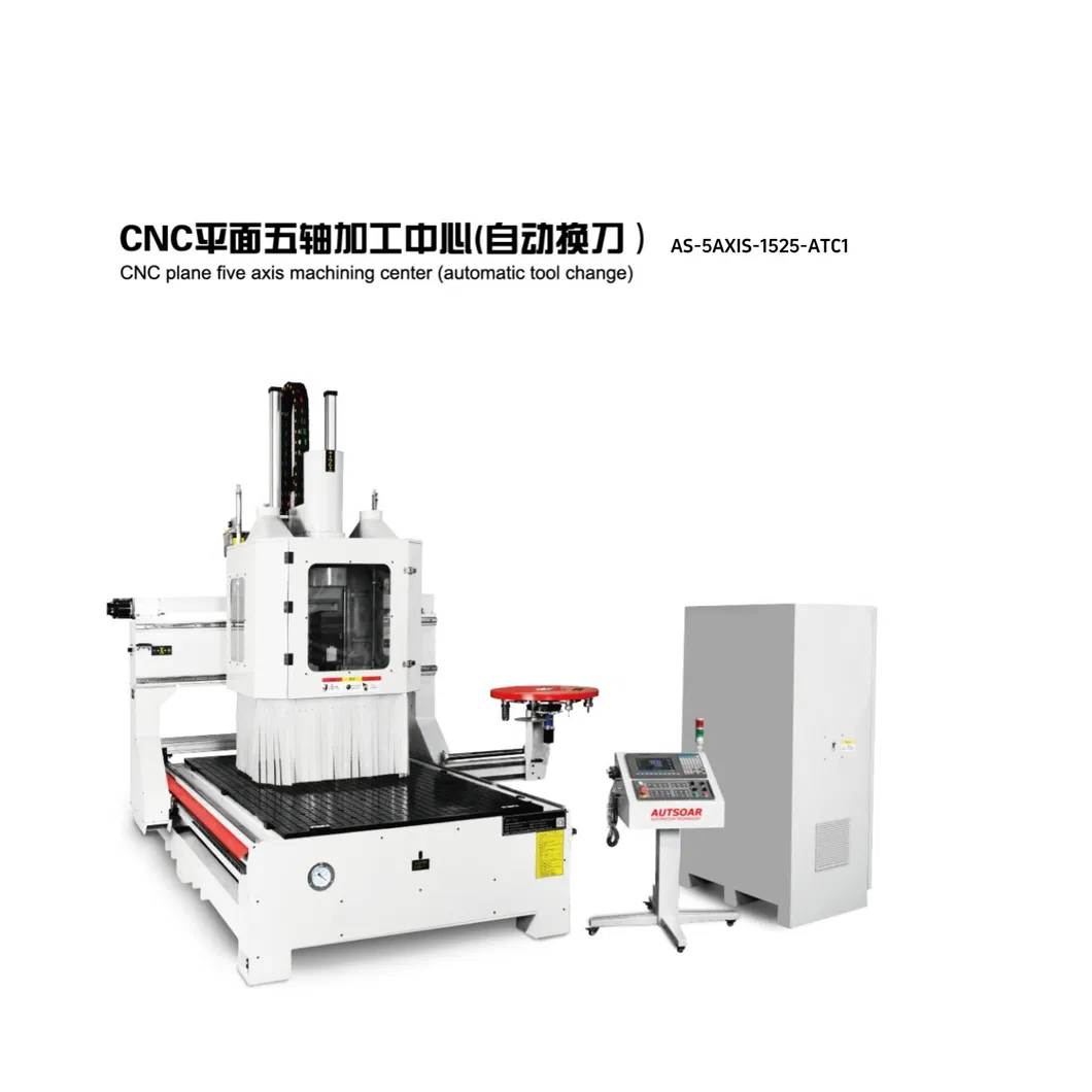 Quality Assurance 5-Axis CNC Automatic Tool Changing Engraving Machine for Wood Sales