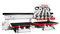 Five Head Double Table CNC Carving Machine as-2516 * 2-Atc5 Woodworking Machinery Vacuum Table CNC Wood Carving Machine