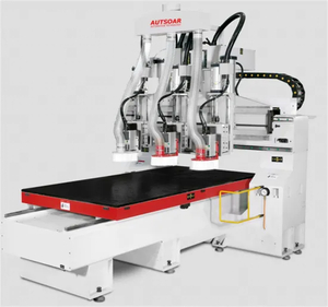 New Features and Design 3-Axis 3-Fixed Head CNC Carving Machine Wood Carving Machine
