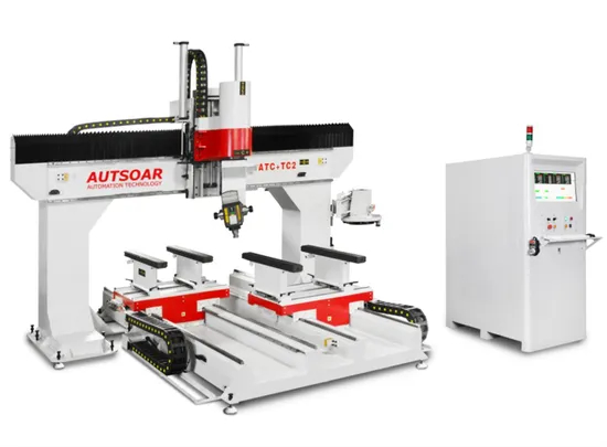 Chinese Standard New Product as-Atc+Tc2-TV Carving 3D Wooden Material Five Axis CNC Carving Machine
