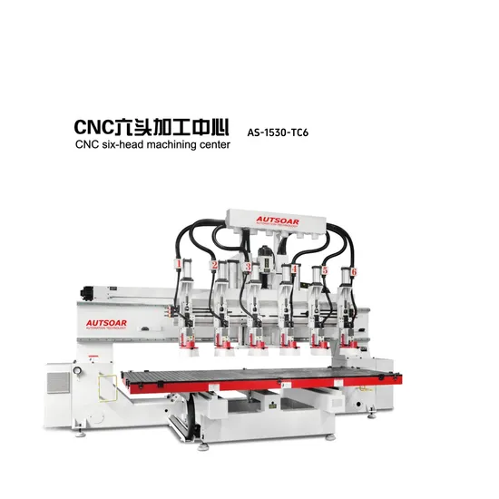 Hot Selling and Affordable CNC Six Head Wood Carving Machine