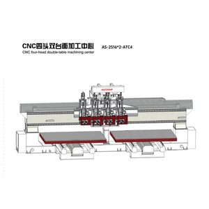 High Performance CNC Four Head Double Table High-Quality Engraving Machine for Sale